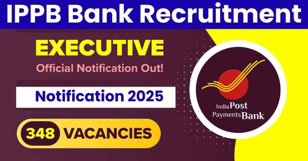 IPPB Executive Recruitment 2025
